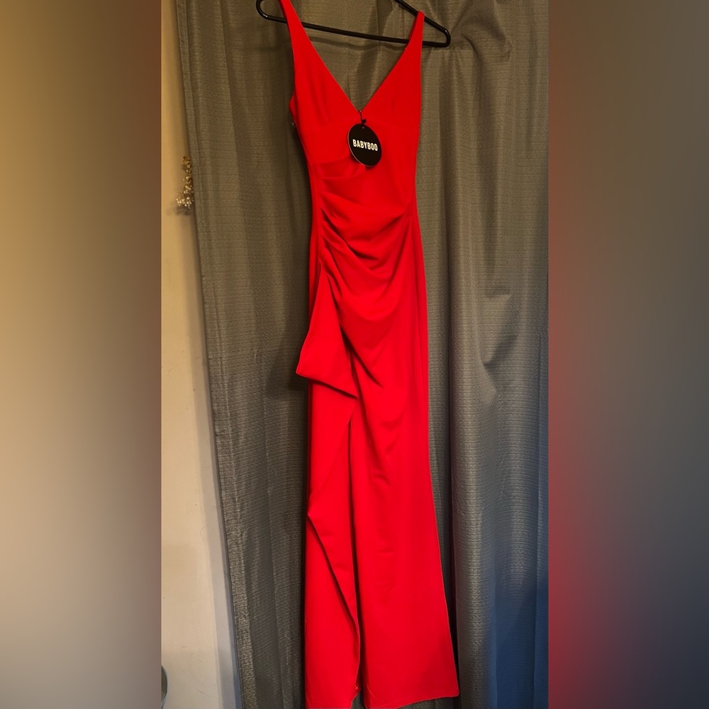 Women's Red Evening Dress